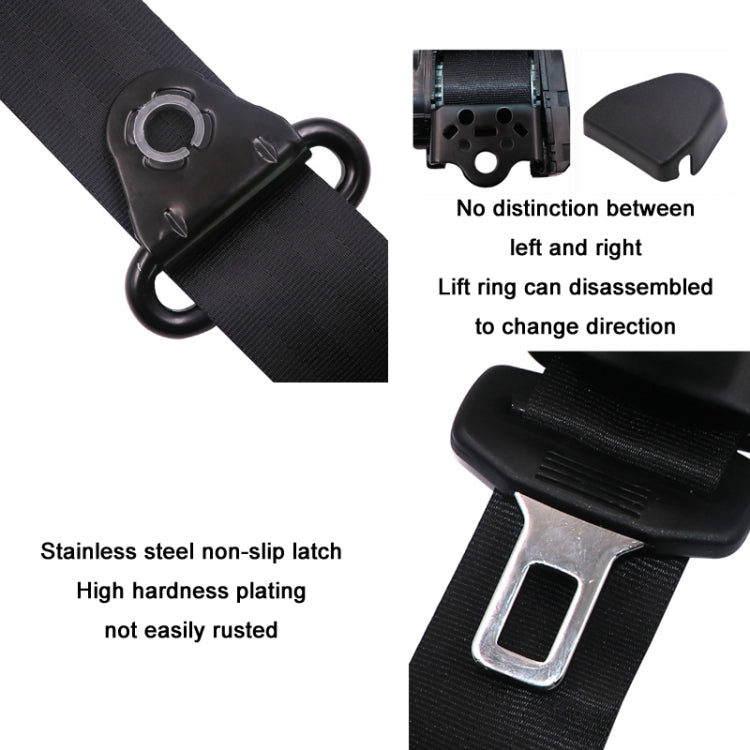 Universal 3-point Car Retrofit Seat Belt With Emergency Locking