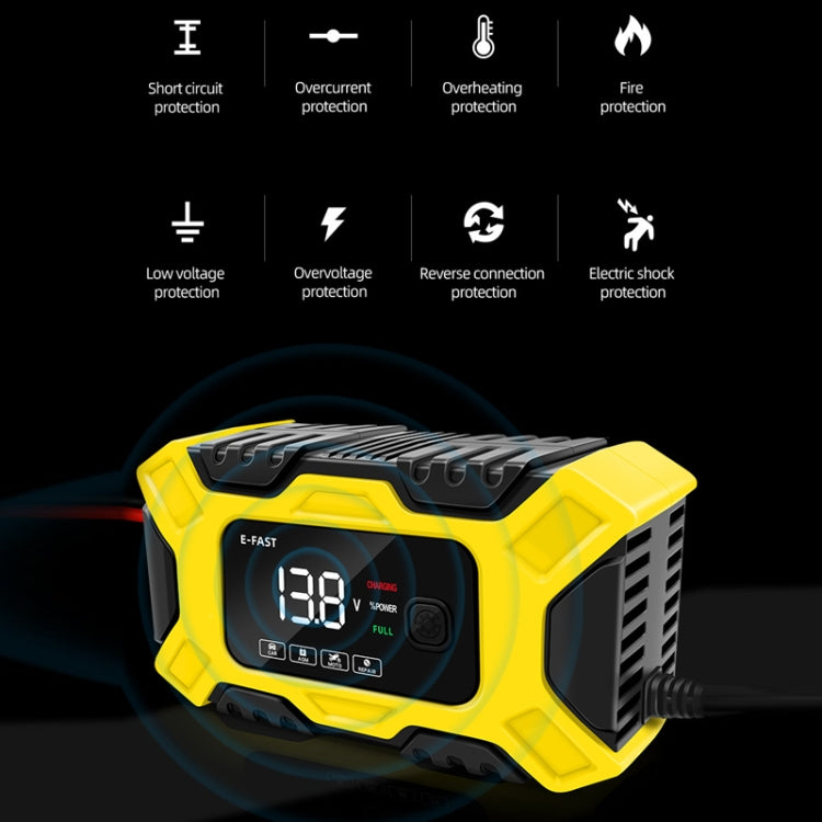 E-FAST 12V Motorcycle Car Battery Charger
