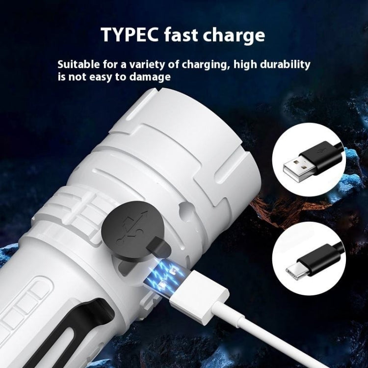 Outdoor Portable Torch Metal Pen Clip Light Lightweight Mini Pocket Rechargeable Emergency Flashlight