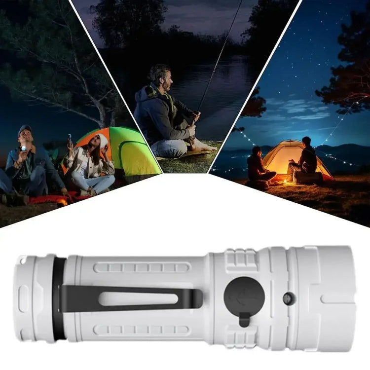 Outdoor Portable Torch Metal Pen Clip Light Lightweight Mini Pocket Rechargeable Emergency Flashlight