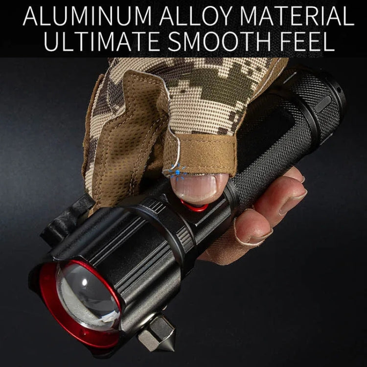 Laser Life Saving Flashlight Seat Belt Cutting Emergency Car Backup Tool Flashlight