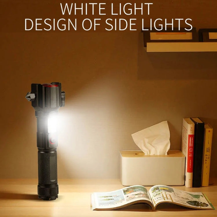 Laser Life Saving Flashlight Seat Belt Cutting Emergency Car Backup Tool Flashlight