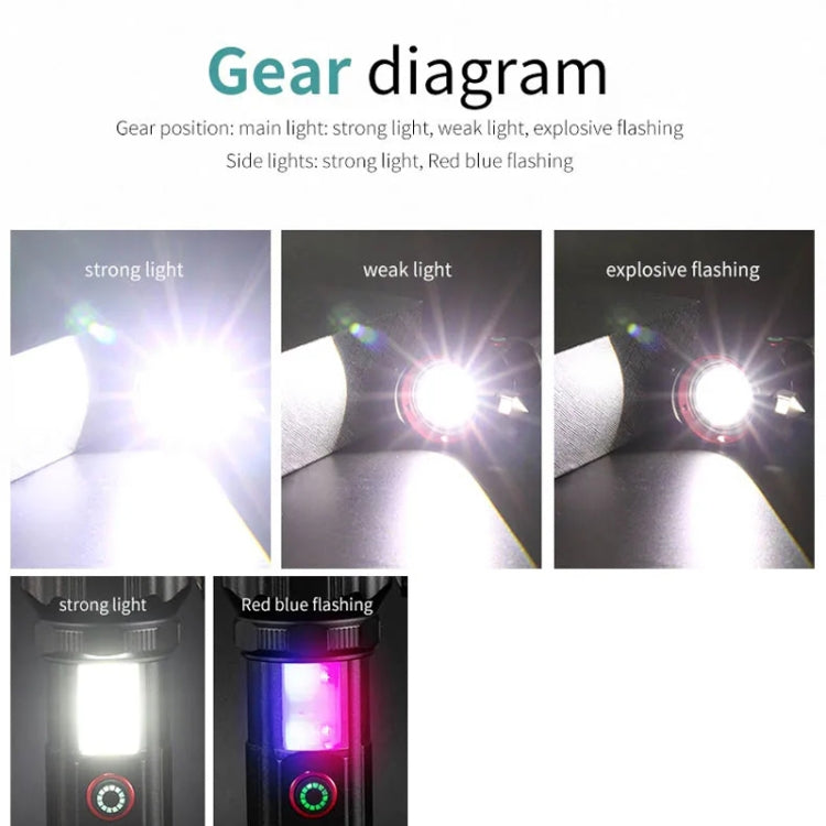 Laser Life Saving Flashlight Seat Belt Cutting Emergency Car Backup Tool Flashlight