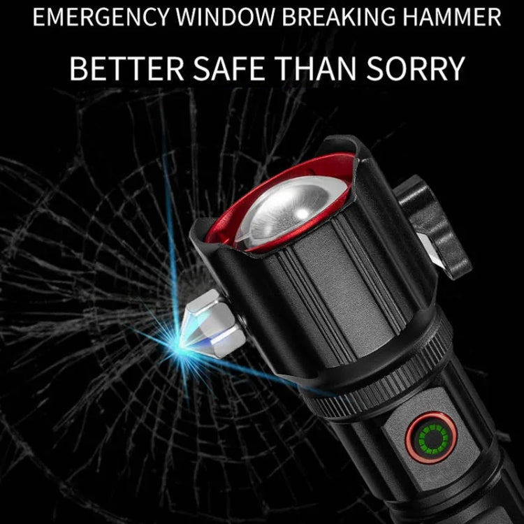 Laser Life Saving Flashlight Seat Belt Cutting Emergency Car Backup Tool Flashlight