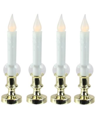 Northlight Set of 4 LED Flicker White