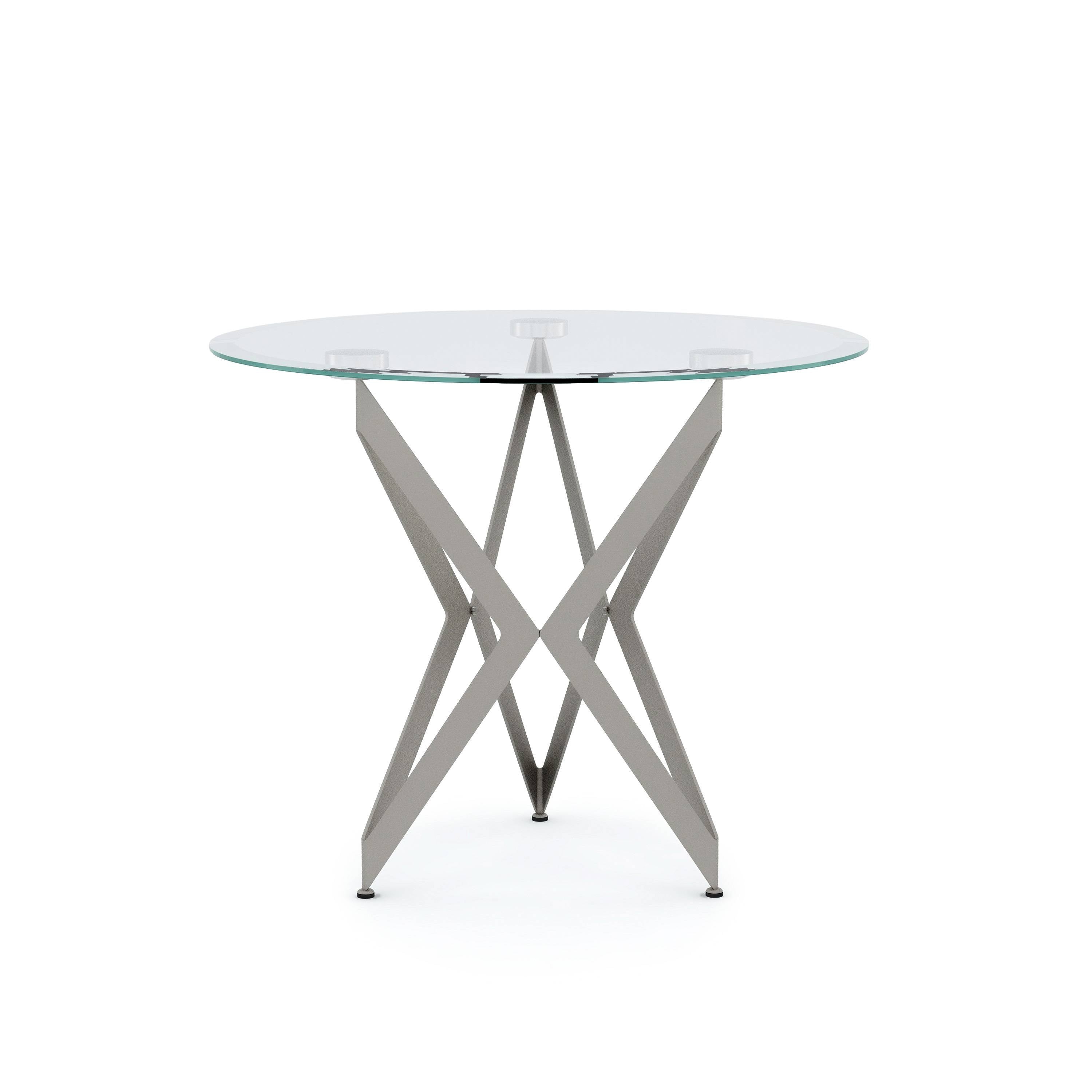 Staneri Glass Top End Table