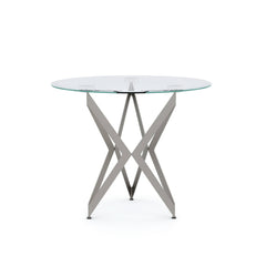 Staneri Glass Top End Table