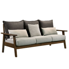 Fresta Mid-Century Modern Padded Sofa