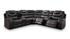 Tombolo Reclining Sectional in Gray