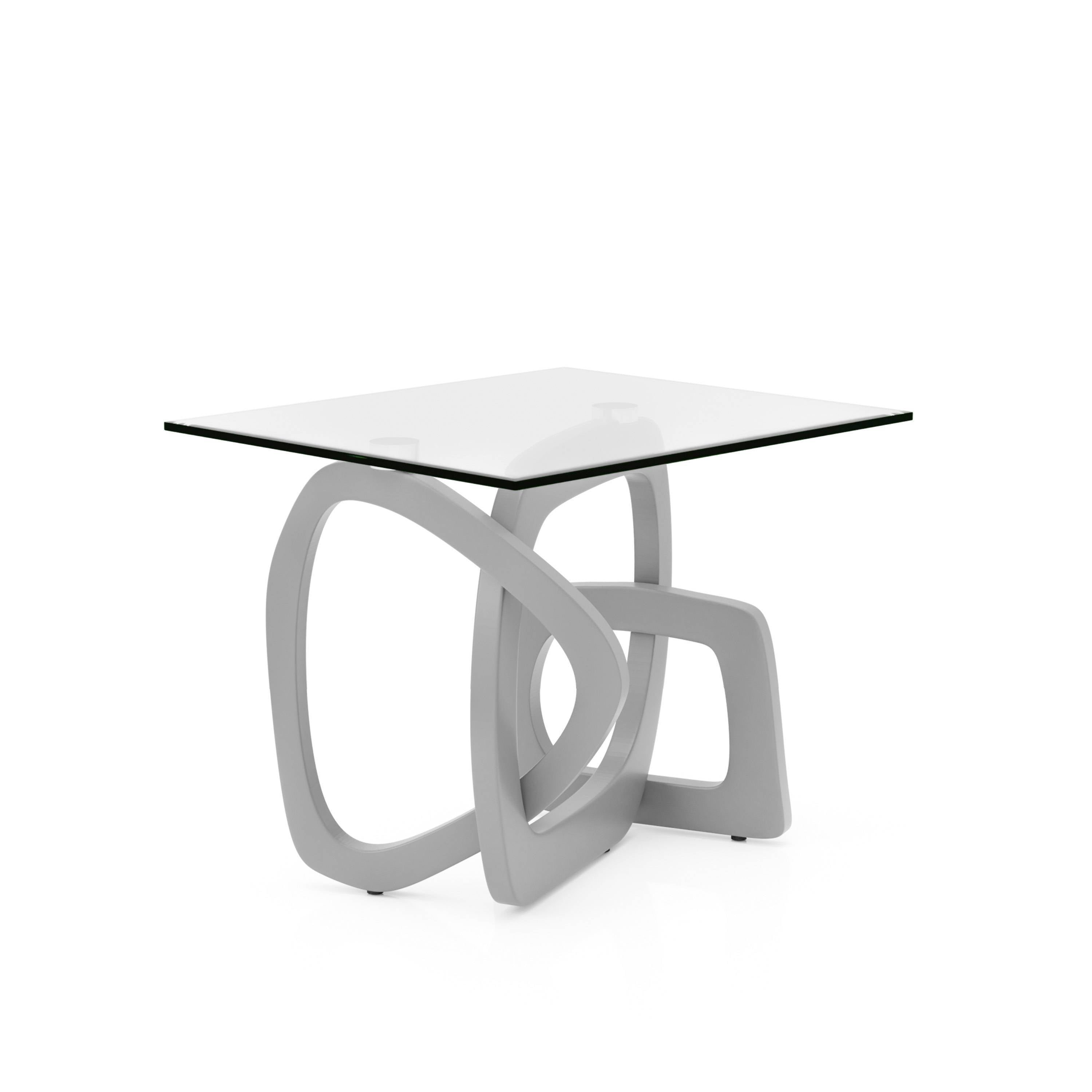 Rapscomb Glass Top End Table