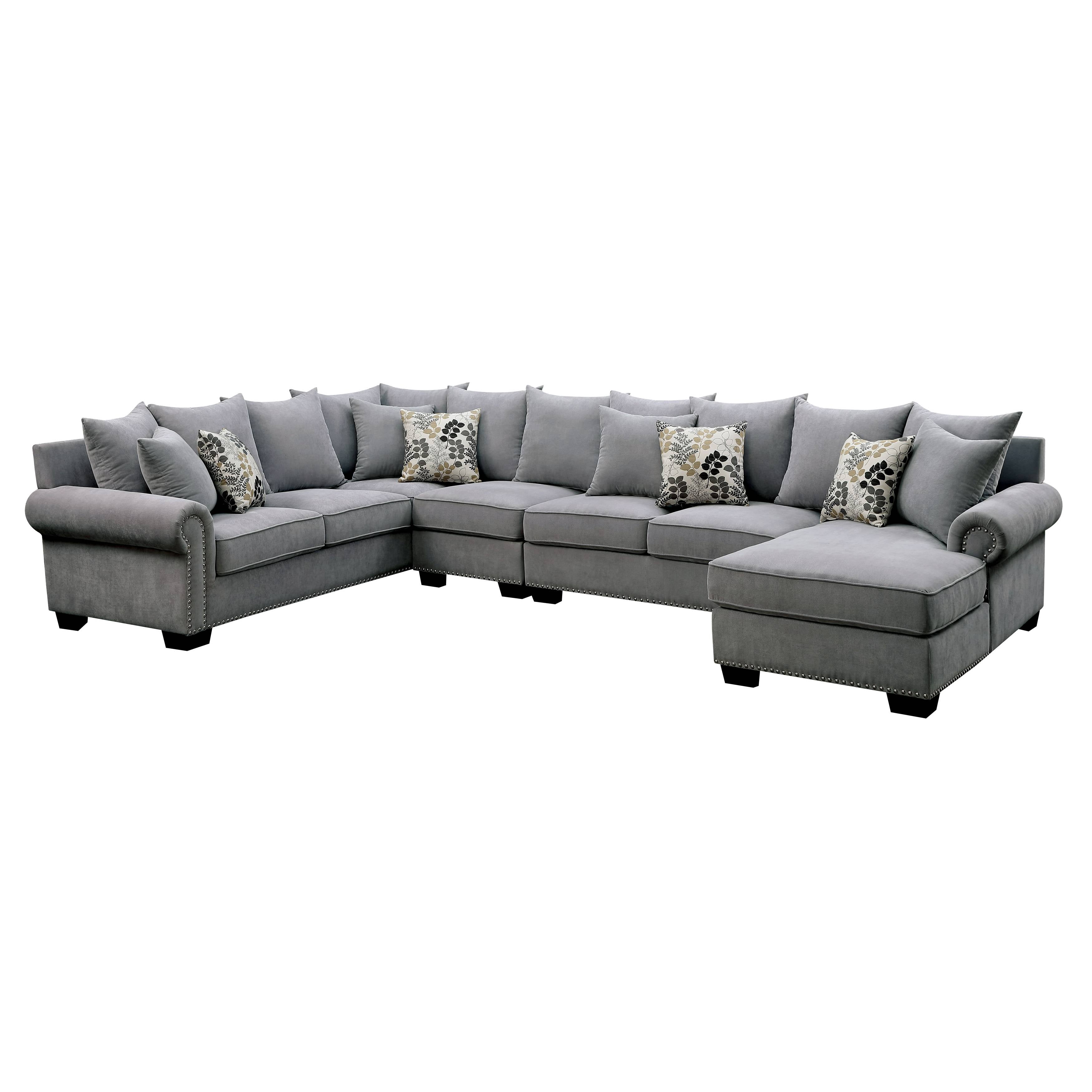 Pradeep Transitional U-Shape Sectional in Gray