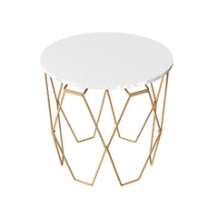 Zoom Geometric Base End Table