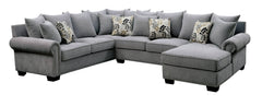 Pradeep Transitional U-Shape Sectional in Gray